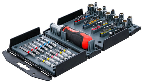 BIT, SOCKET, AND RATCHET SCREWDRIVER SET | 53 PCS (90105)