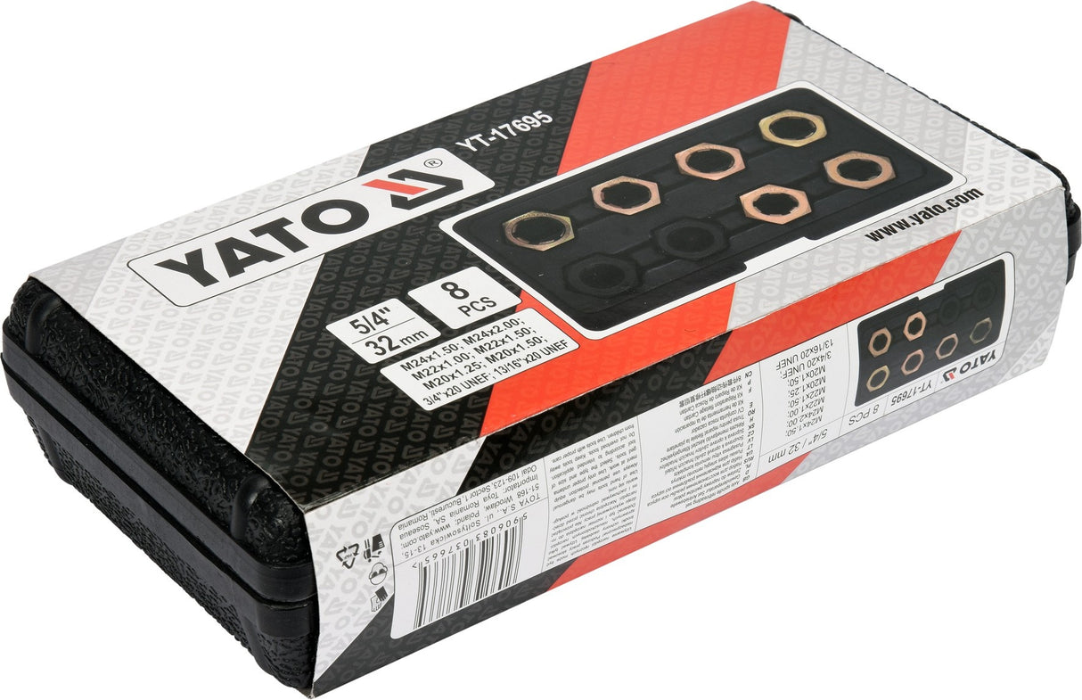 AXLE SPINDLE RETHREADING SET 8 PCS (YT-17695)