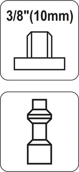 QUICK COUPLER 3/8"(M)X1/4"(M) (YT-2401)