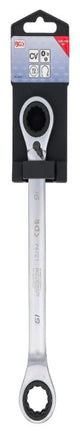 RATCHET RING WRENCH | DOUBLE-ENDED WITH REVERSIBLE RATCHET | 4-IN-1 | 16 X 17 - 18 X 19 MM (74721B)