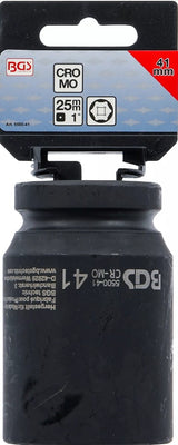 IMPACT SOCKET HEXAGON, DEEP | 25 MM (1") DRIVE | 41 MM (5500-41)