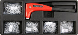 HAND RIVETER W. RIVETS, 6PCS SET (YT-55466)