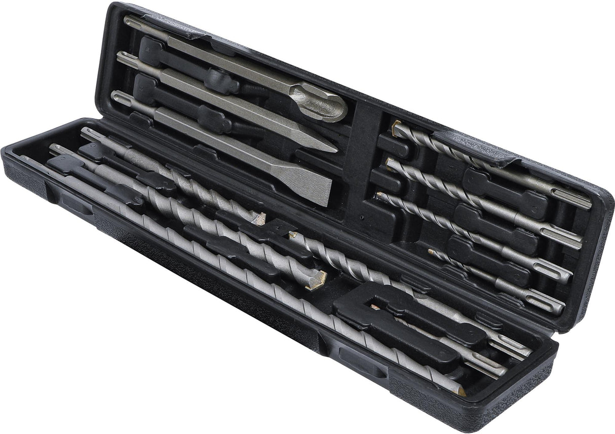 HAMMER, DRILL AND CHISEL SET | SDS SHAFT, CARBIDE TIP | 5 - 20 MM | 12 PCS. (2005)