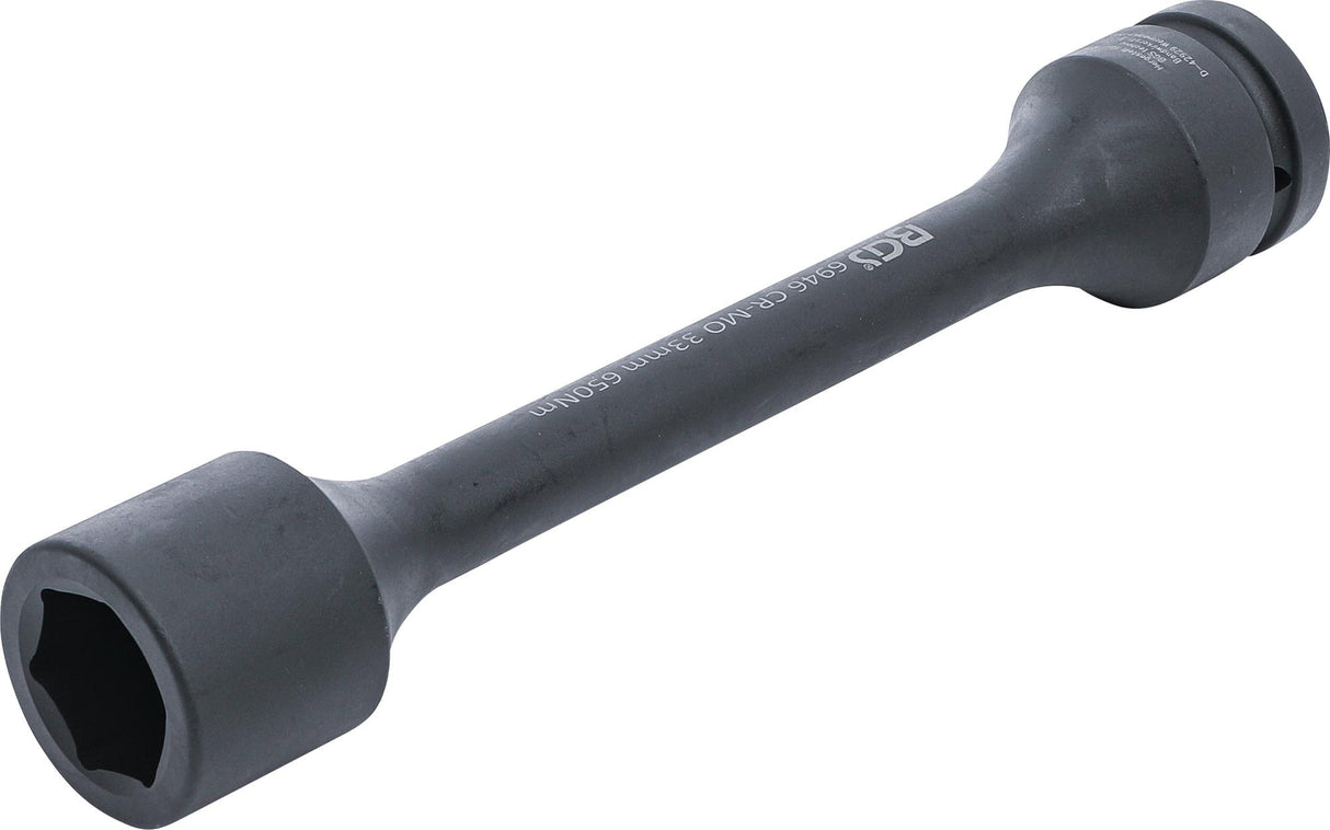 TORSION IMPACT SOCKET, HEXAGON | 25 MM (1") DRIVE | 33 MM | 650 NM (6946)