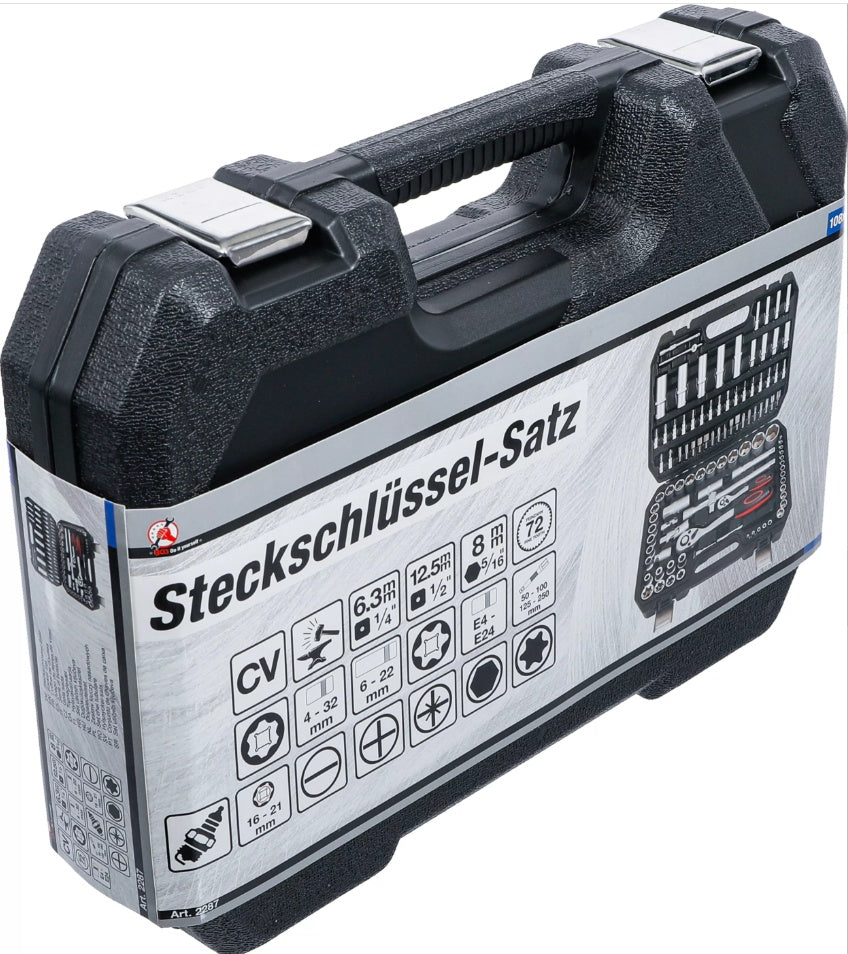 SOCKET SET | 6.3 MM (1/4") / 12.5 MM (1/2") DRIVE | 108 PCS. (2287)