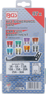 CAR FUSE ASSORTMENT | 97 PCS. (8126)