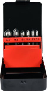 6 PCS COUNTERSINK  6,30-20,50MM HEX (YT-44729)