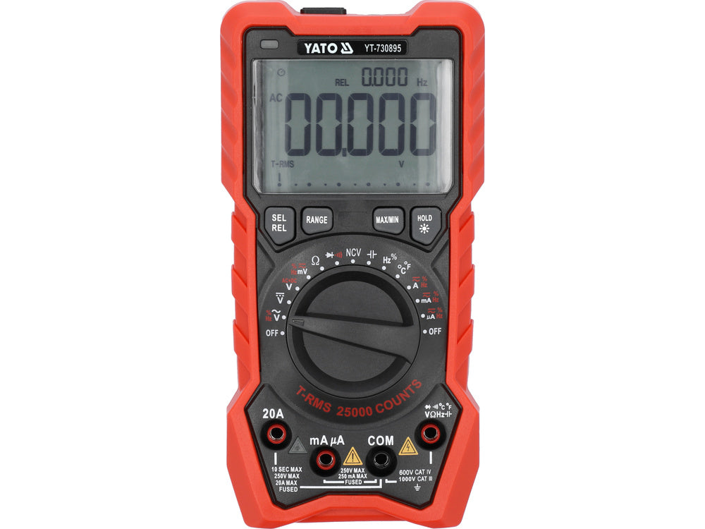 DIGITAL MULTIMETER TRUE RMS LCD 25000 (YT-730895)