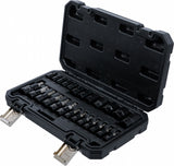 SOCKET AND BIT SET | 6.3 MM (1/4"), 10 MM (3/8"), 12.5 MM (1/2") DRIVE | E-STAR / T-STAR (FOR TORX) | 25 PCS (20124)