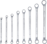 DOUBLE RING SPANNER SET | OFFSET | 6 X 7 - 20 X 22 MM | 8 PCS. (1213)