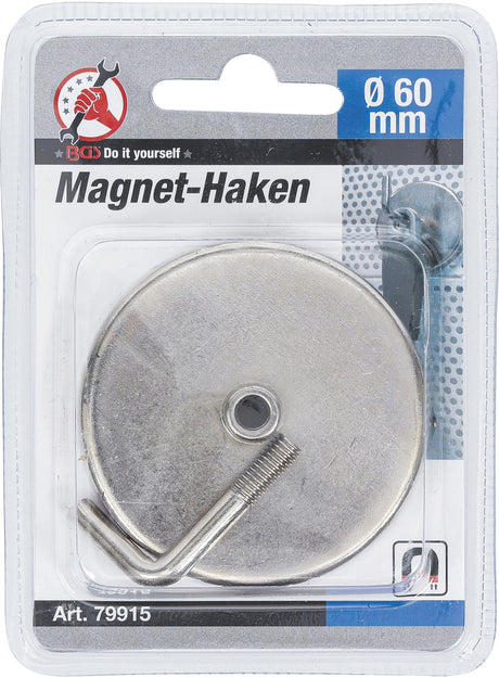 MAGNETIC HOOK | ROUND | Ø 60 MM | 10 KG (79915)
