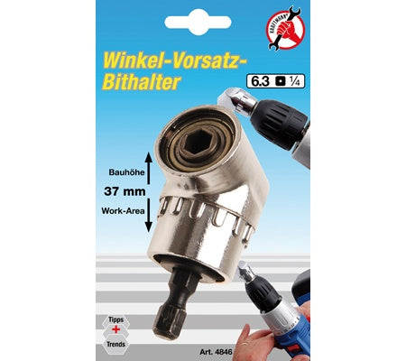ANGLED BIT HOLDER | 6.3 MM (1/4") DRIVE | INTERNAL HEXAGON 6.3 MM (1/4") (4846)
