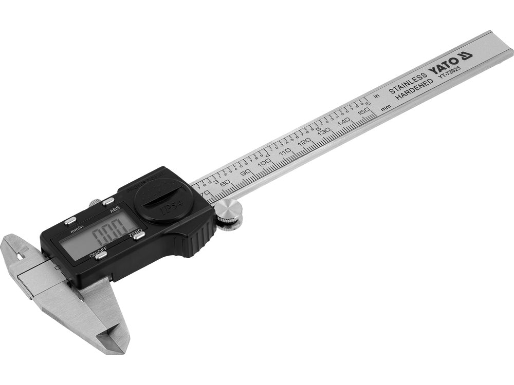 DIGITAL CALIPER | 150 MM | WATERPROOF | 2.4" DISPLAY (YT-72025)