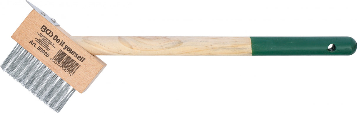 WEED BRUSH WITH SCRAPER | SHORT HANDLE | 300 MM (50926)