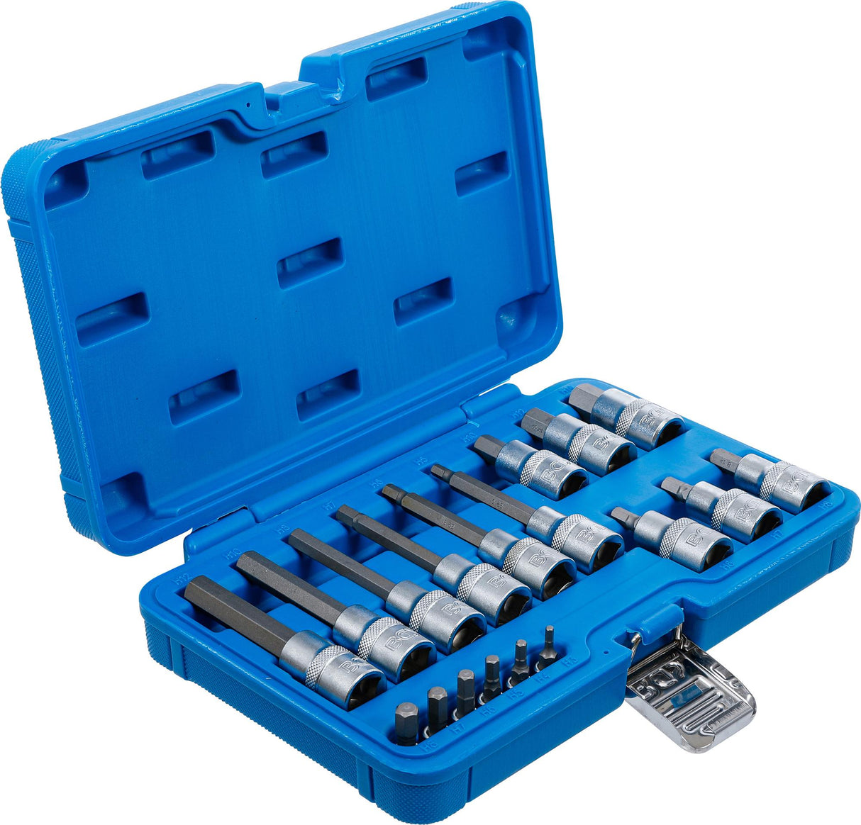BIT SOCKET SET | 6.3 MM (1/4") / 12.5 MM (1/2") DRIVE | INTERNAL HEXAGON | 18 PCS. (5171)