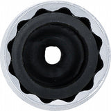 SPARK PLUG SOCKET WITH RUBBER MOUNT, 12-POINT | 12.5 MM (1/2") DRIVE | 21 MM (2386)