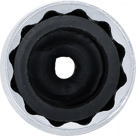 SPARK PLUG SOCKET WITH RUBBER MOUNT, 12-POINT | 12.5 MM (1/2") DRIVE | 21 MM (2386)