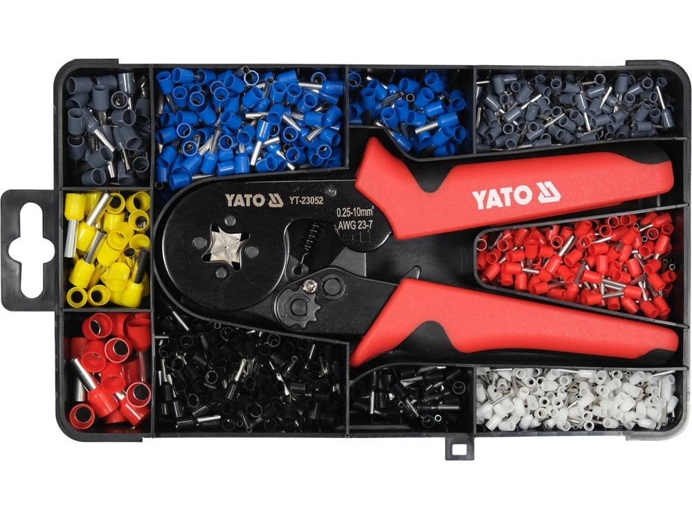 CRIMPING PLIERS FOR CORD-END TERMINALS (YT-23052)