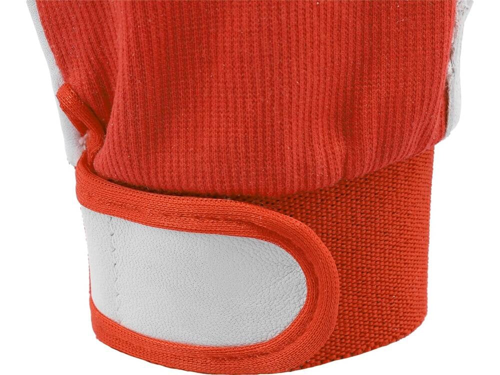 LEATHER ASSEMBLY GLOVES SIZE 9 RED (YT-746419)