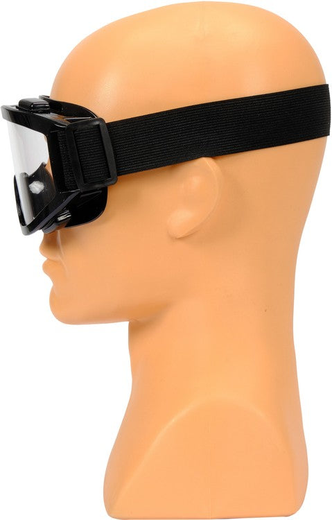 SAFETY GOGGLES W. INDIRECT VENT. BLACK (YT-73832)