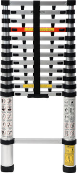 ALU TELESCOPIC LADDER 3,8M 13STEPS (17702)