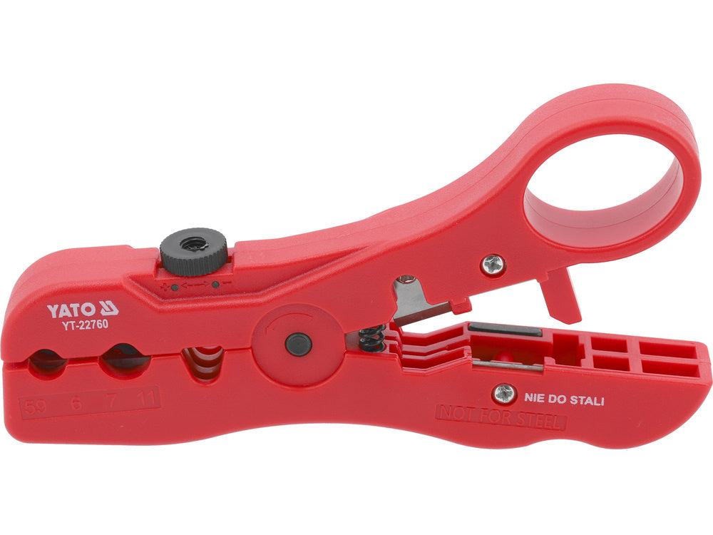WIRE STRIPPER RG59 RG6 RG7 RG11 (YT-22760)