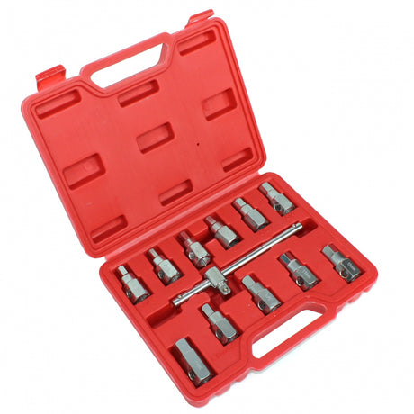 SOCKETS FOR OIL DRAIN PLUGS | 12 PCS. (1017V)