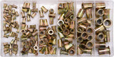 150 PCS M3-M10 MIXED THRE STEEL RIV NUTS (YT-36481)