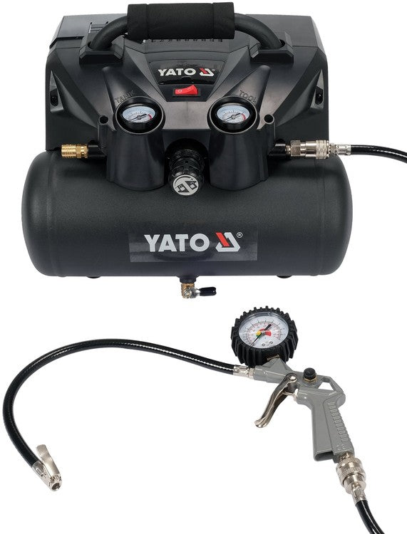 AIR COMPRESSOR 36V 6L 8 BAR - 2X 3AH (YT-23241)