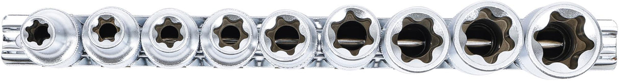SOCKET SET, E-TYPE, DEEP | 12.5 MM (1/2") DRIVE | E10 - E24 | 9 PCS. (2026)