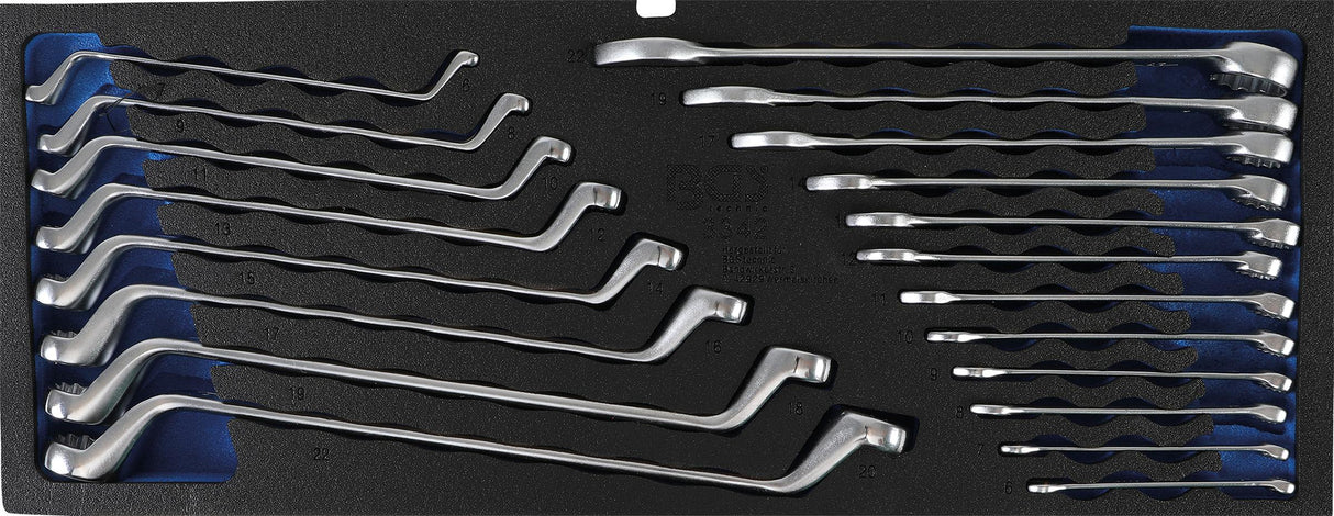 FOAM TRAY FOR BGS 3312: DOUBLE RING, COMBINATION SPANNER SET | 20 PCS. (3342)