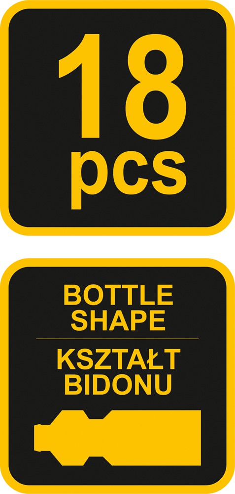 BIKE HAND TOOL SET (BOTTLE SHAPE) 18PCS (77795)