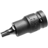 IMPACT BIT SOCKET | LENGTH 55 MM | 12.5 MM (1/2") DRIVE | T-STAR (FOR TORX) T40 (5372)