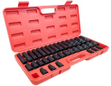 SET OF IMPACT SOCKETS LONG AND SHORT | CR-MO | 8 - 32 MM | 35 PCS. (SK12235P)