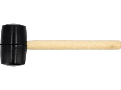 RUBBER MALLET WOODEN HANDLE (33900)