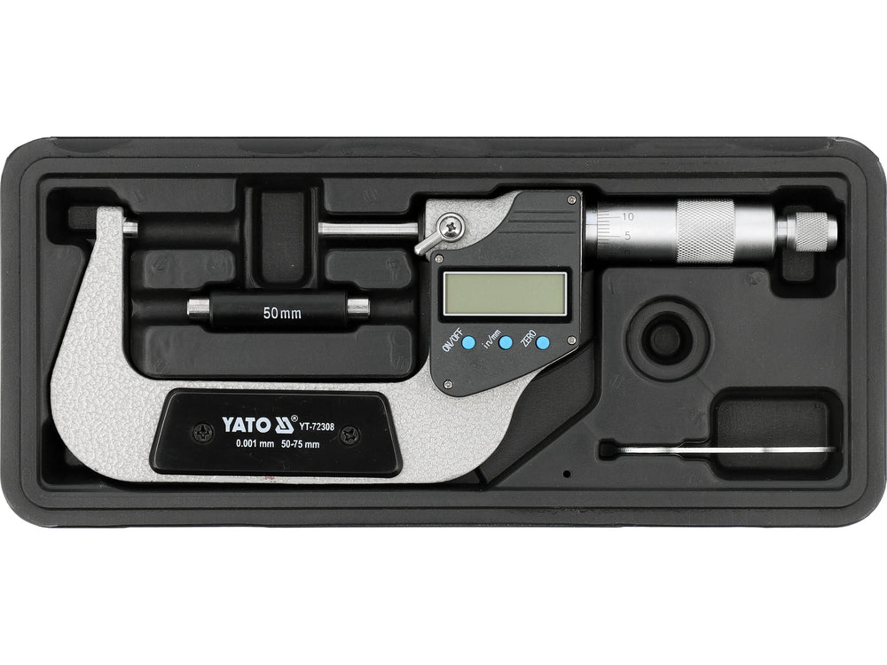 DIGITAL OUTSIDE MICROMETER 50-75MM / 0.001MM (YT-72308)