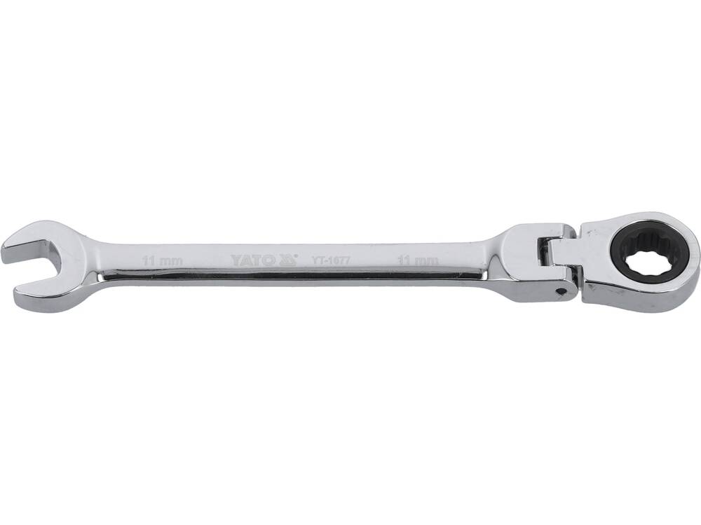 FLEX. RATCHET COMBINATION WRENCH 11MM (YT-1677)