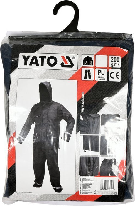 HEAVY DUTY RAINSUIT NAVY STRETCH S. S (YT-79710)