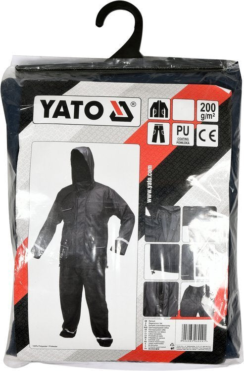 HEAVY DUTY RAINSUIT NAVY STRETCH S. XL (YT-79713)