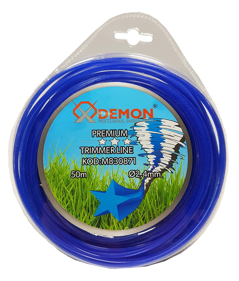 TRIMMER LINE FOR GRASS | PENTAGONAL | 2.4 MM X 50 M (M830871)