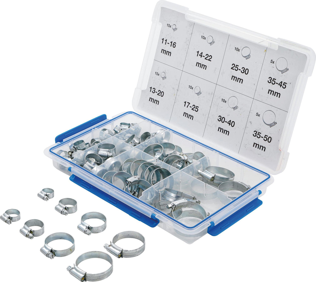 HOSE CLAMP ASSORTMENT | 80 PCS. (9547)