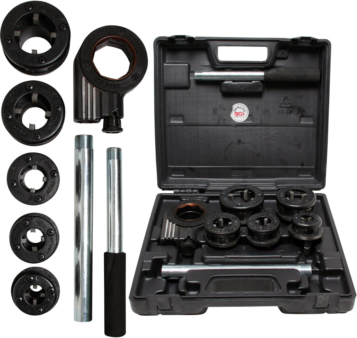 PIPE THREADING SET | 3/8" - 1.1/4" | 7 PCS. (1892)