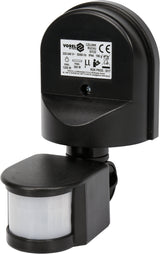 MOTION SENSOR PIR IP44 BLACK (83122)