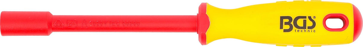 VDE SOCKET SCREWDRIVER | HEXAGON | 8 MM | BLADE LENGTH 125 MM (71088)