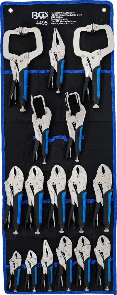 LOCKING GRIP PLIERS SET | 16 PCS. (4495)