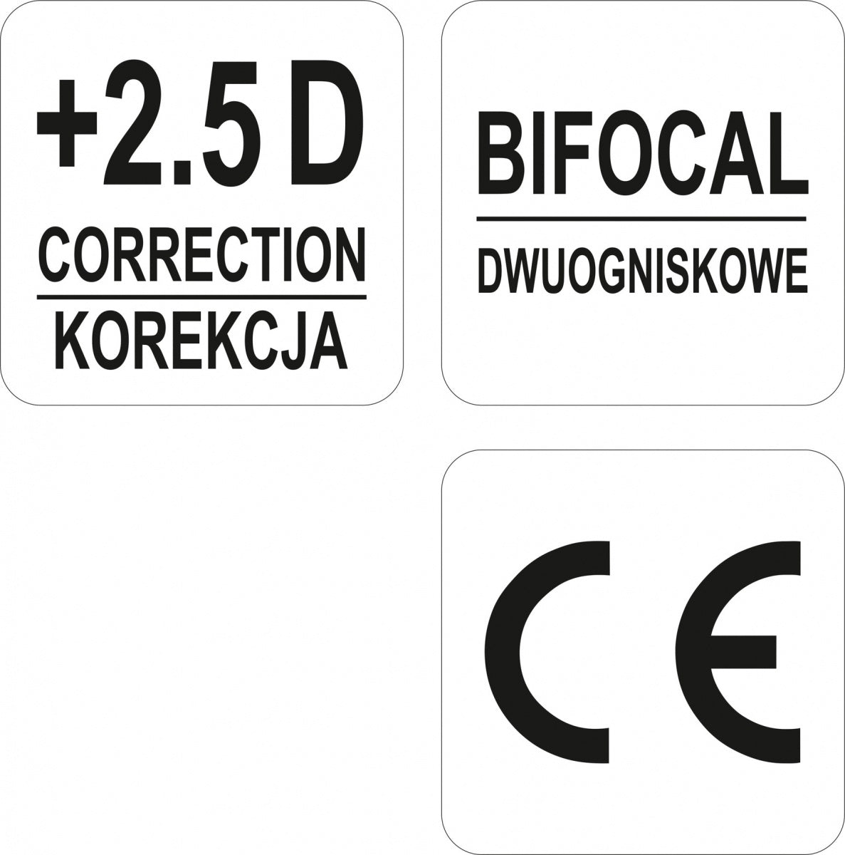 CORRECTIVE PROTECTION GLASSES WITH POLYC (YT-73614)
