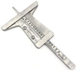 TIRE TREAD DEPTH GAUGE | STAINLESS STEEL | 0-50 MM (TG001)