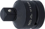 IMPACT SOCKET ADAPTOR | INTERNAL SQUARE 25 MM (1") - EXTERNAL SQUARE 20 MM (3/4") (196)