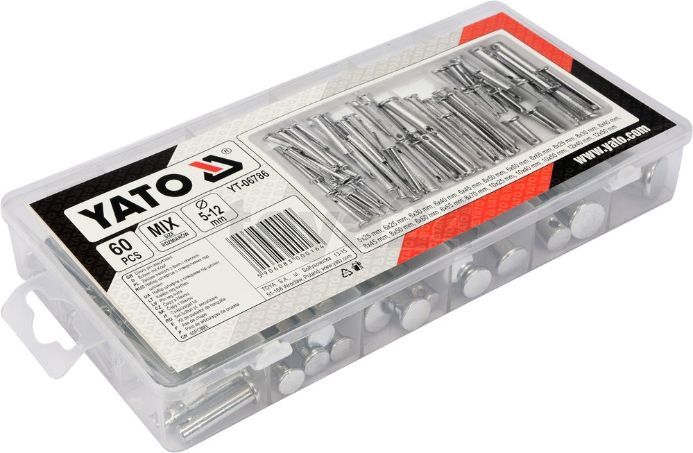 60 PCS SECURITY BOLTS ASSORTMENT (YT-06786)