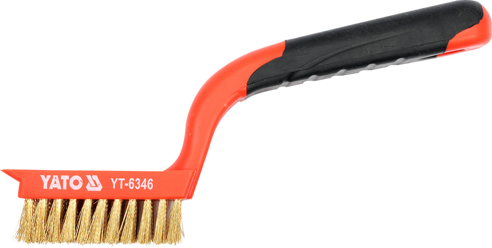 WIRE BRUSH 3X10 ROWS L=180MM (YT-6343)